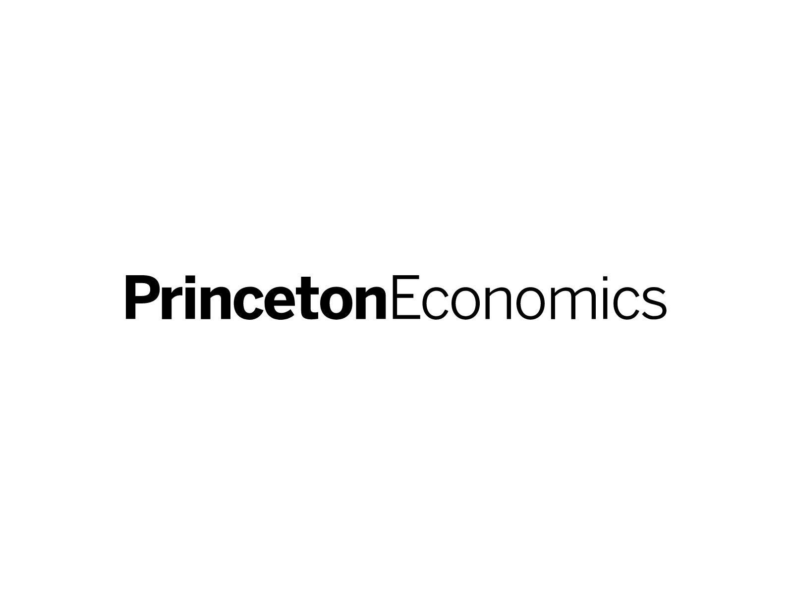 Princeton Economics Logo Design White