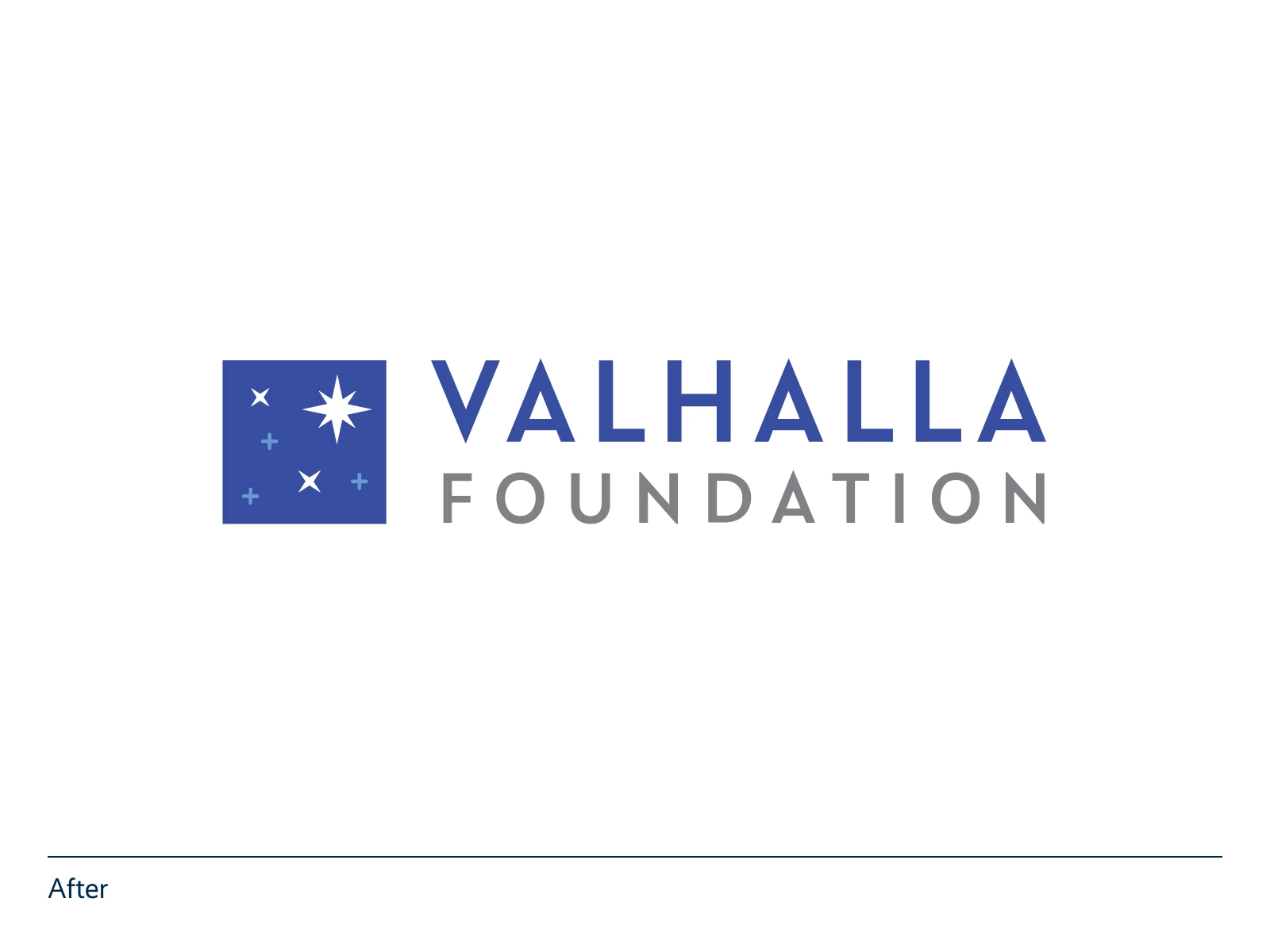 Valhalla Foundation After Logo Design