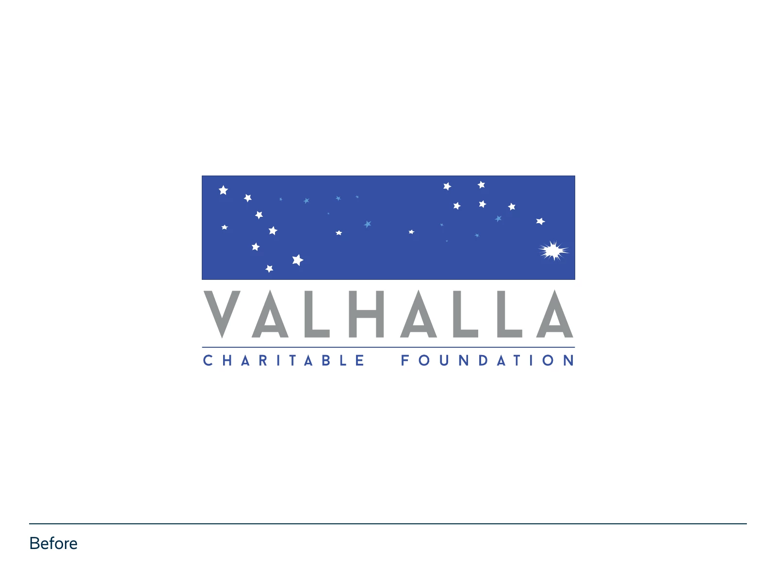 Valhalla Foundation Before Logo