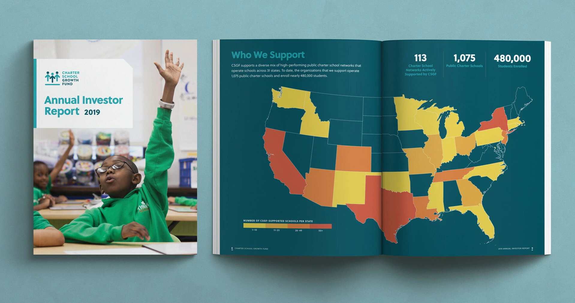 CSGF Fund 2019 Annual Report Print Design