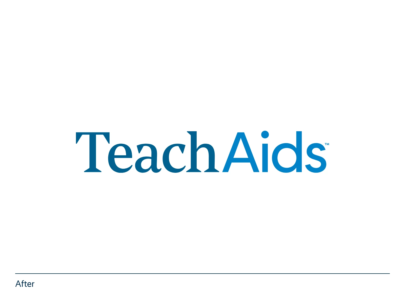 TeachAids After Logo Design