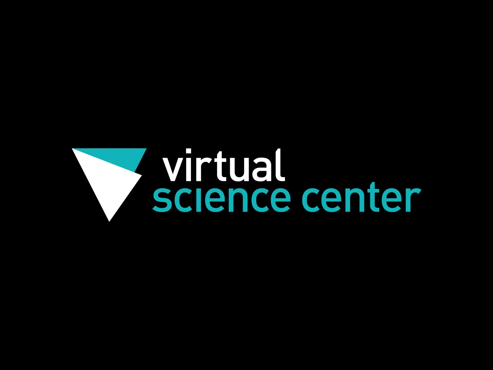 Virtual Science Center Logo Design White