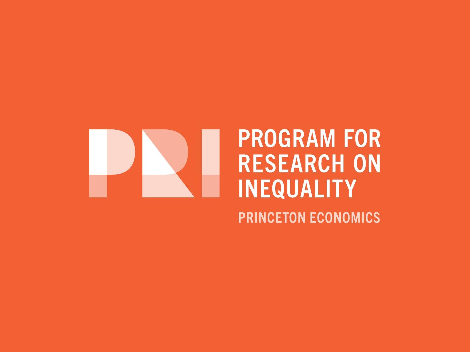 Program for Research on Inequality Logo Design White