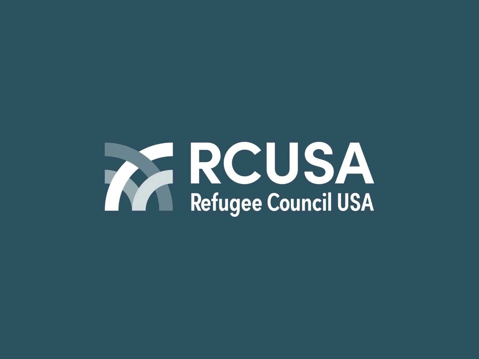 White RCUSA logo