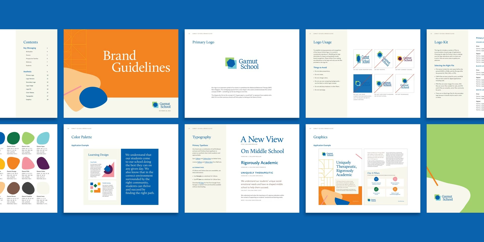 Gamut School Brand Guide
