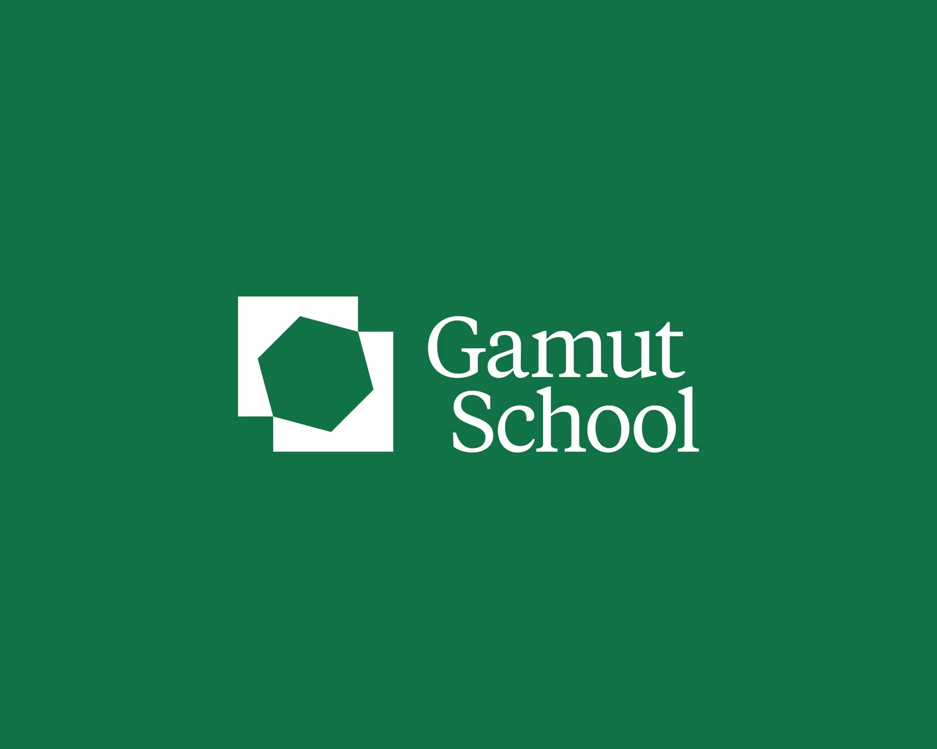 Gamut School White Logo
