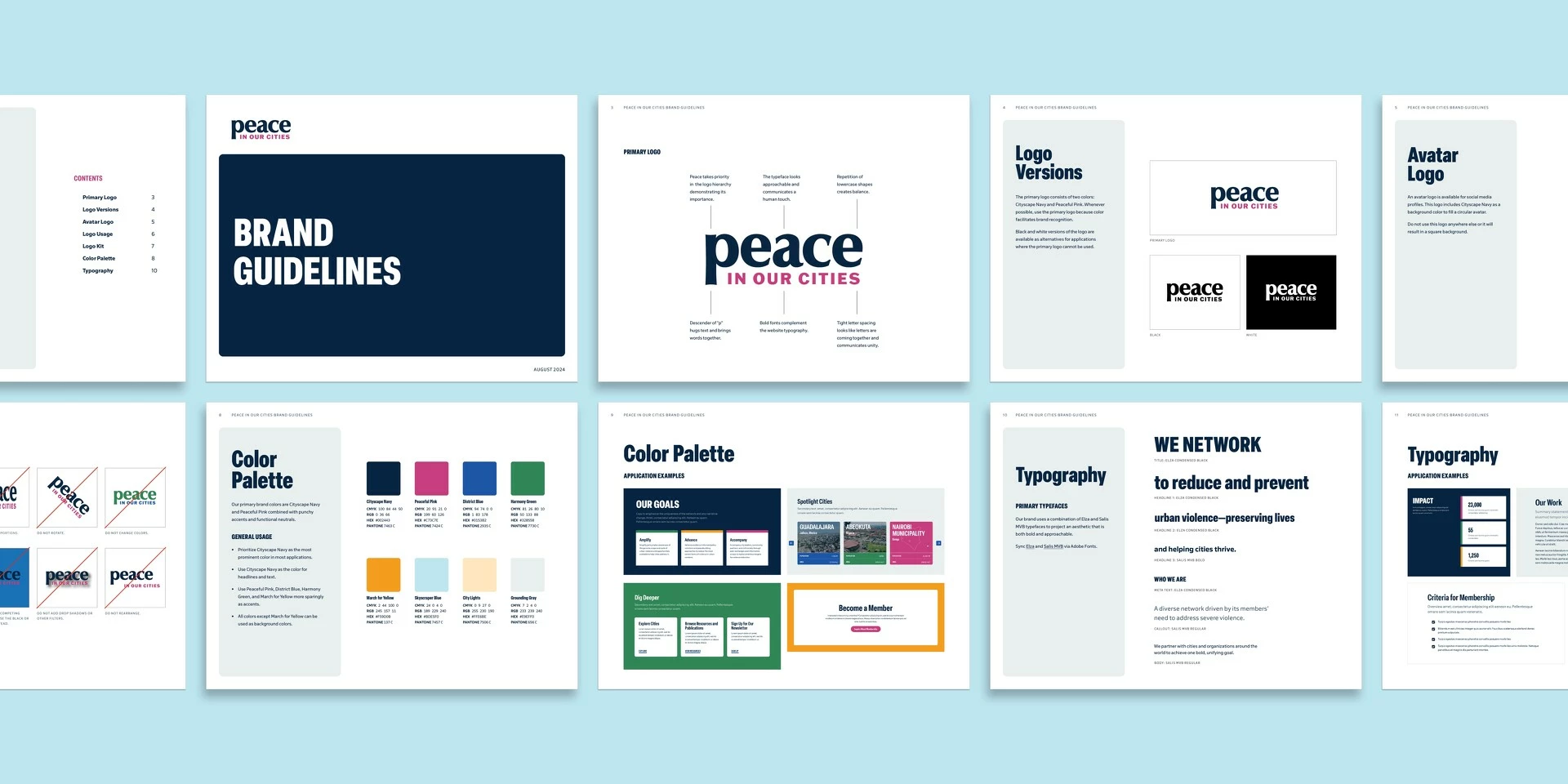 Peace in Our Cities Brand Guide