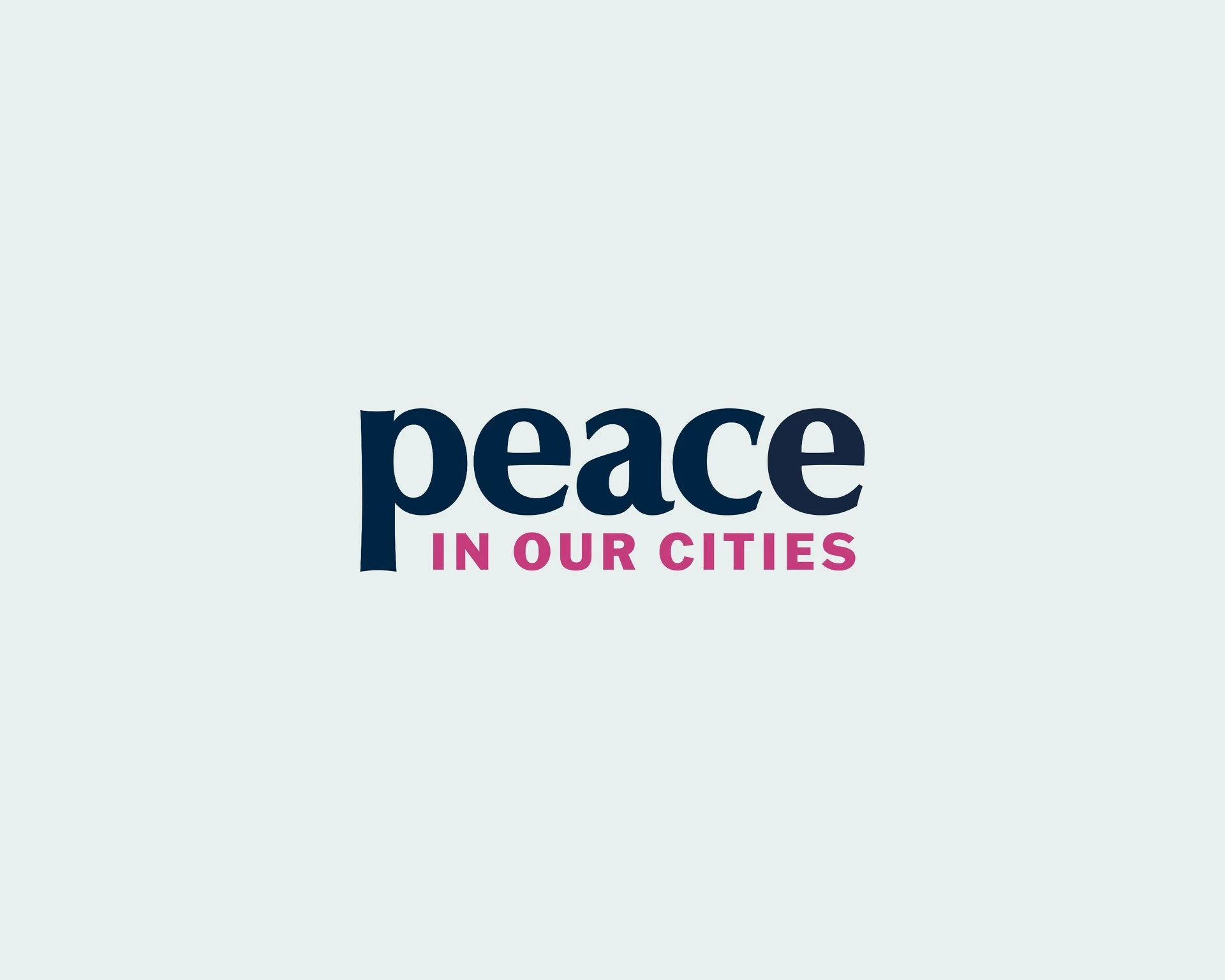Peace in Our Cities Primary Logo