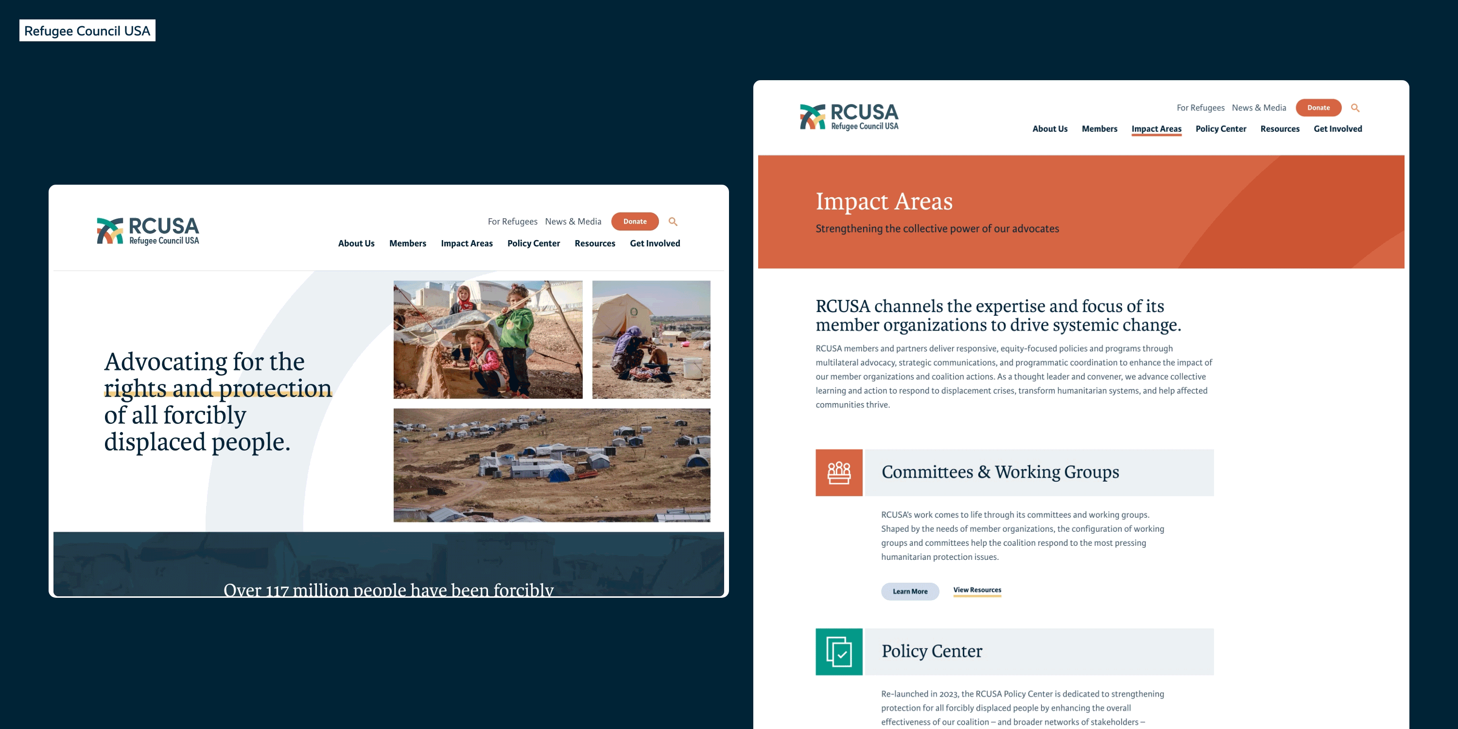 RCUSA Website Animation