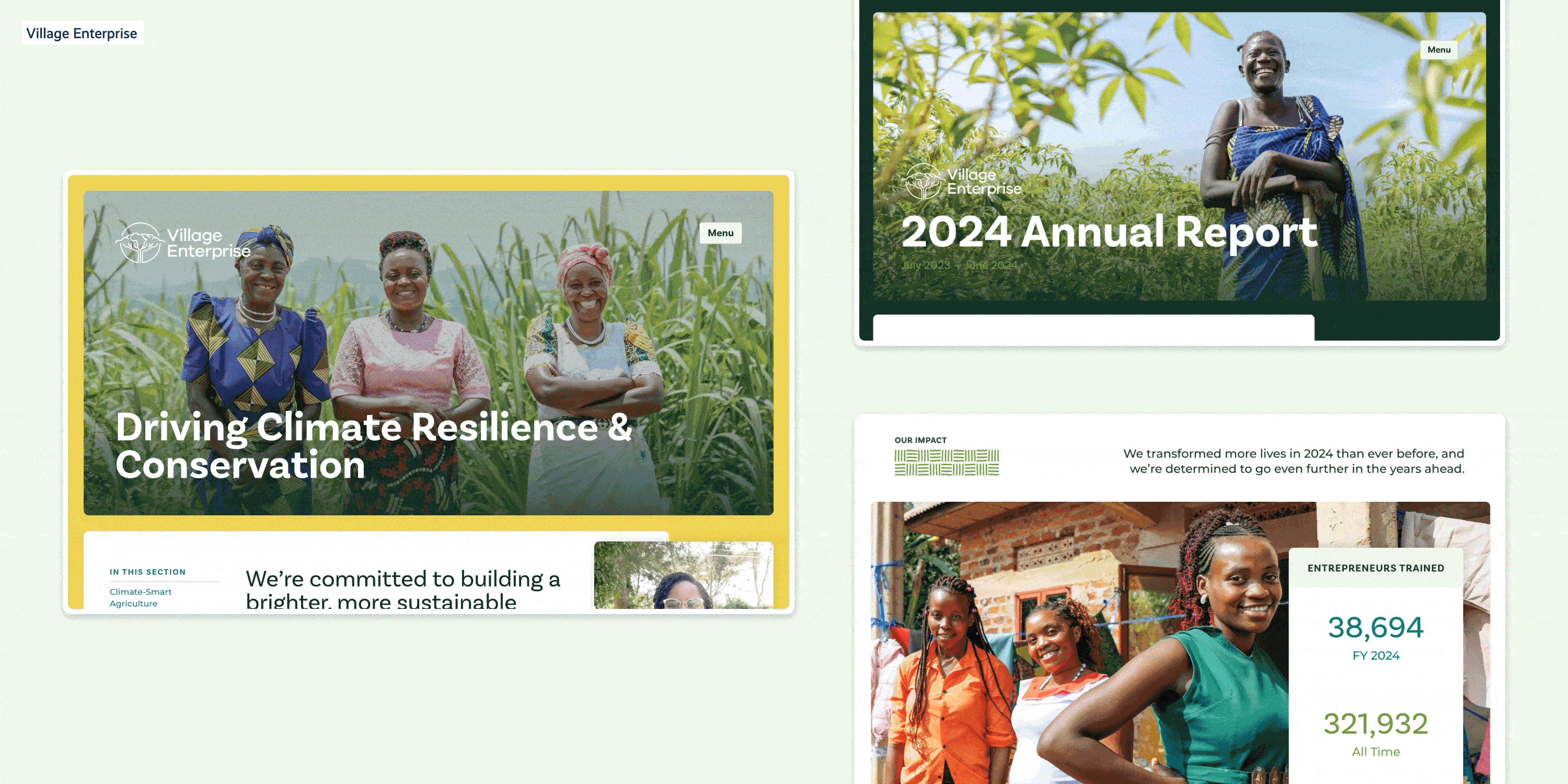Village Enterprise Web Mockup