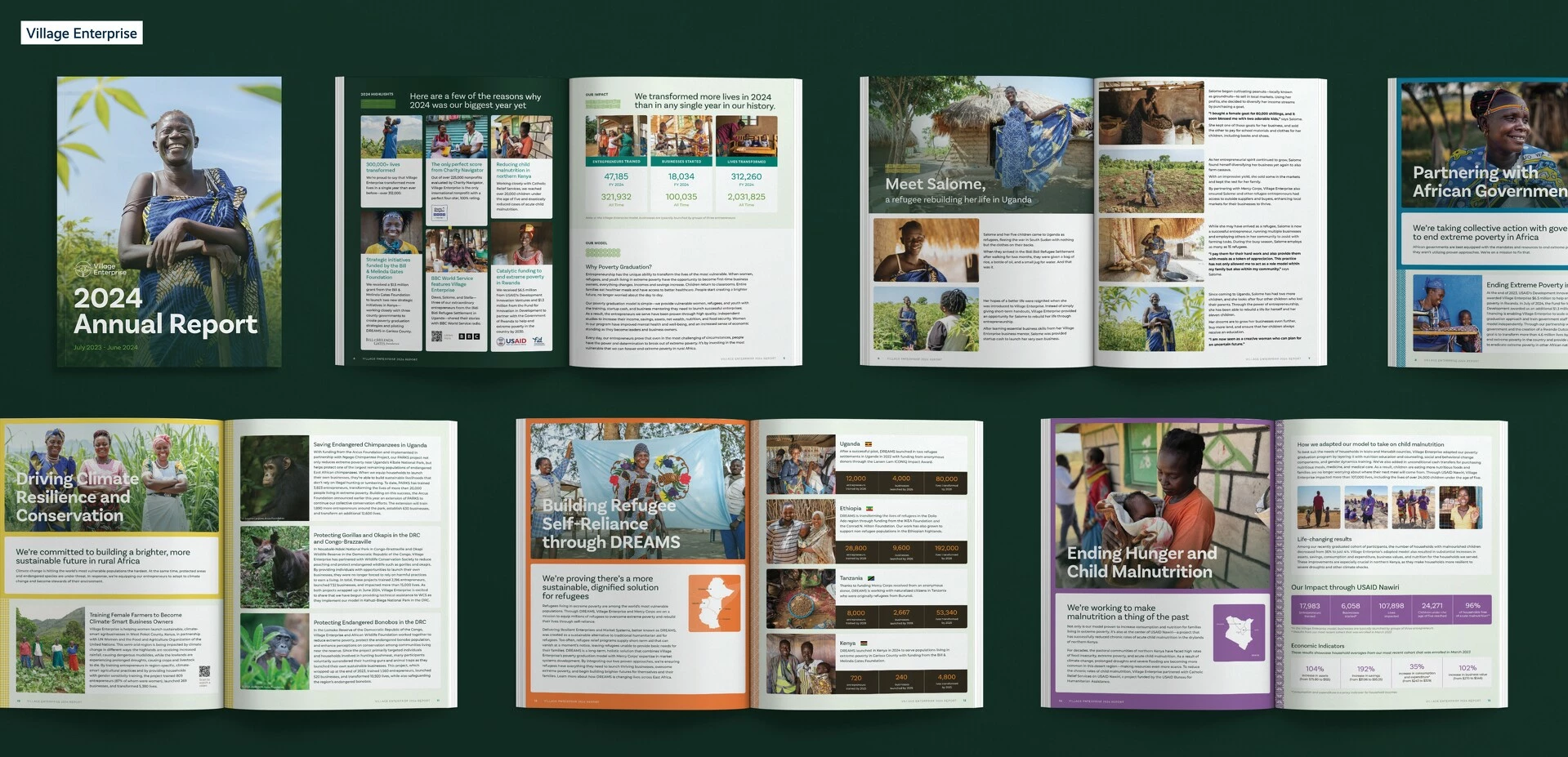 Village Enterprise Annual Report Mockup