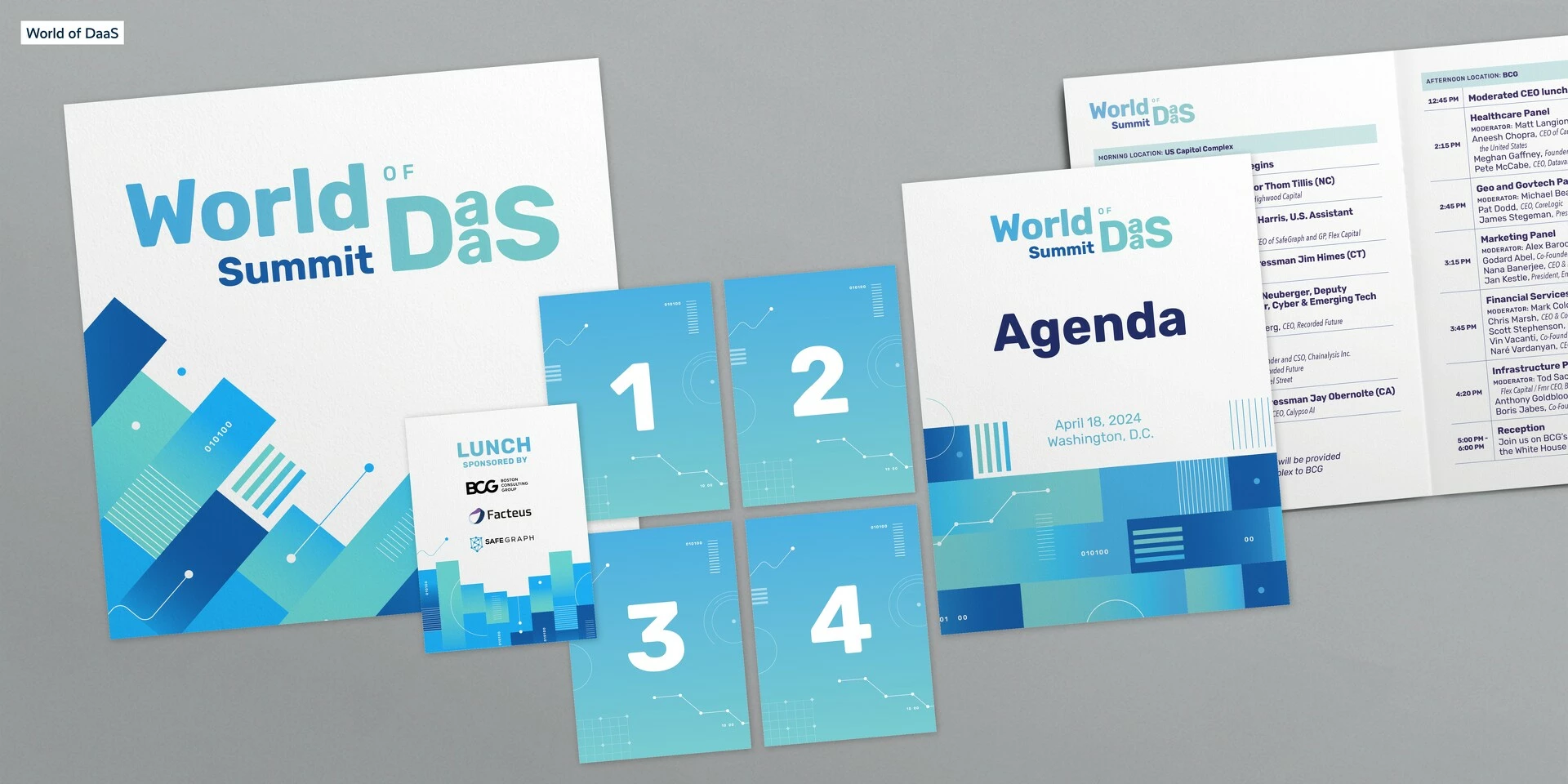 World of DaaS Print Pieces